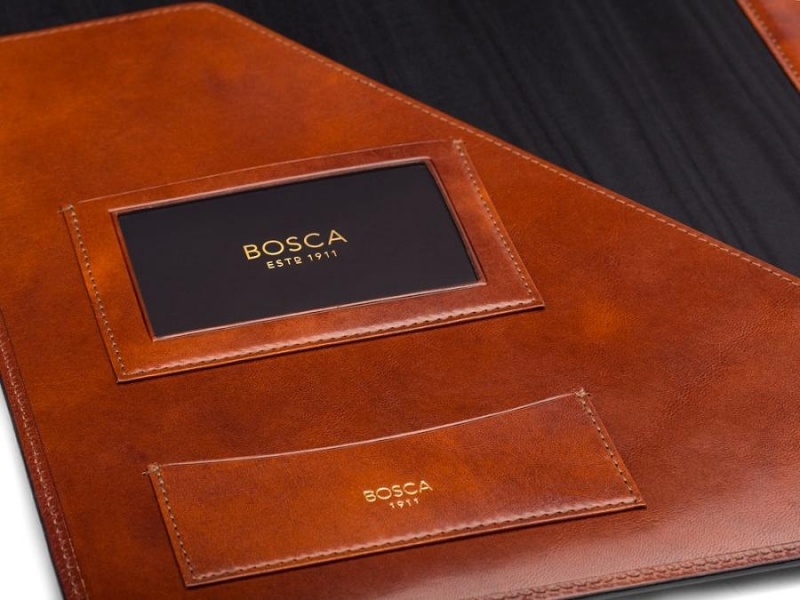 Bosca Leather Portfolio Brown | AUDYB38395