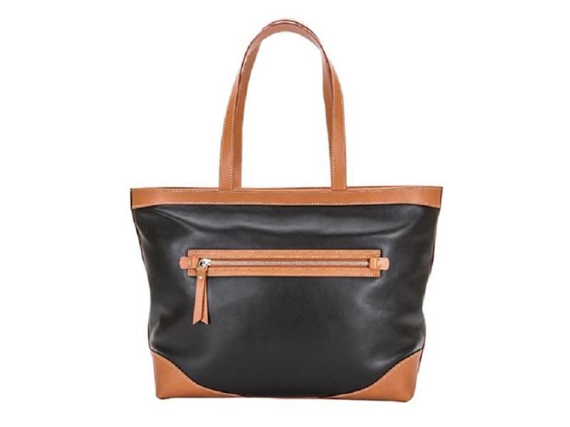 Bosca Madison Tote Black / Brown | AUICD66179