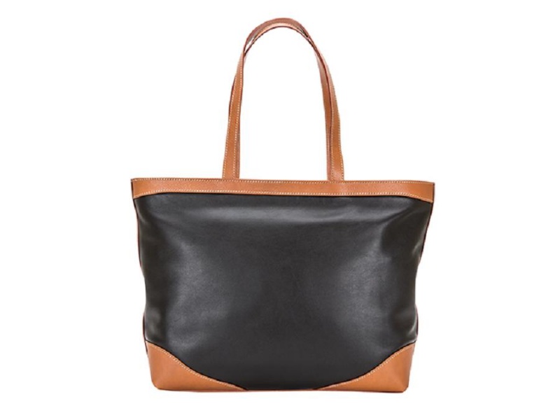 Bosca Madison Tote Black / Brown | AUICD66179