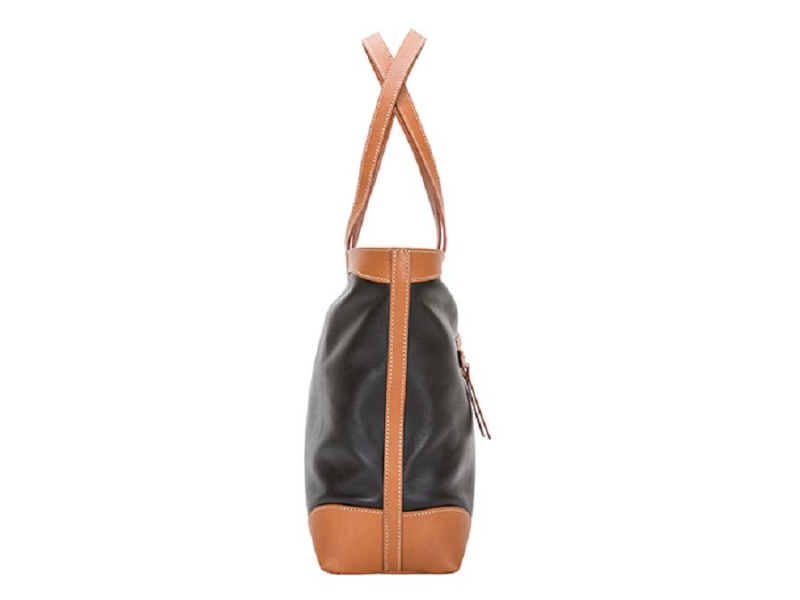 Bosca Madison Tote Black / Brown | AUICD66179