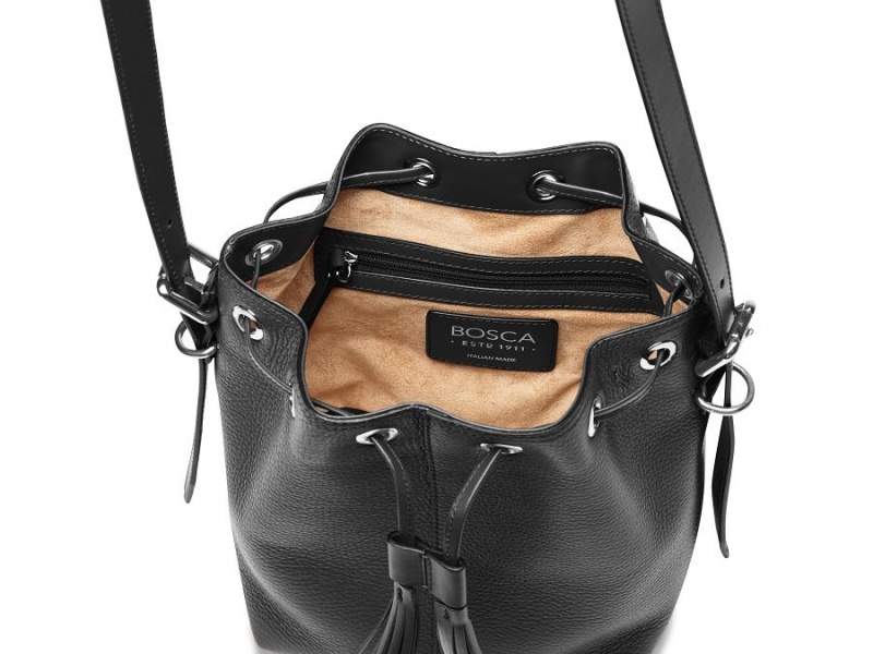 Bosca Mini Bucket Bag Black | AUJZR40325