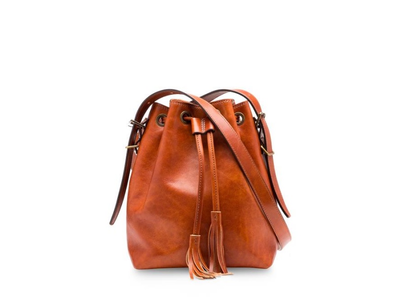 Bosca Mini Bucket Bag Brown | AUZDE92072