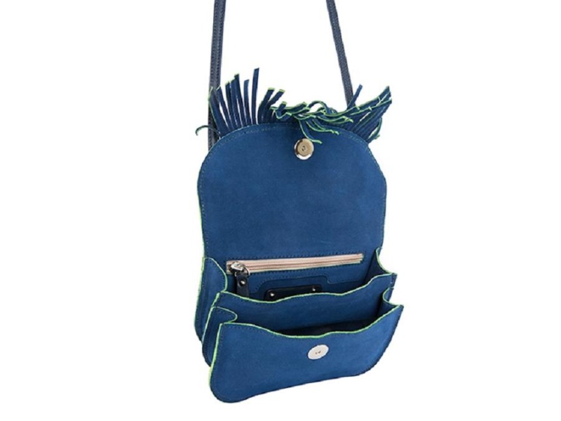 Bosca Mini Suede Valentina Blue | LAUSX71107