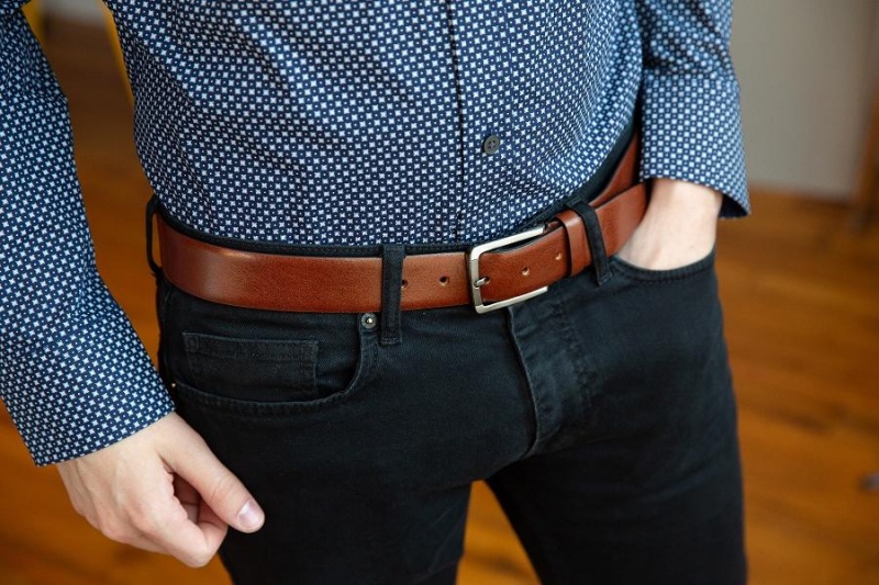 Bosca Napoli Belt Brown | AUIIZ52938