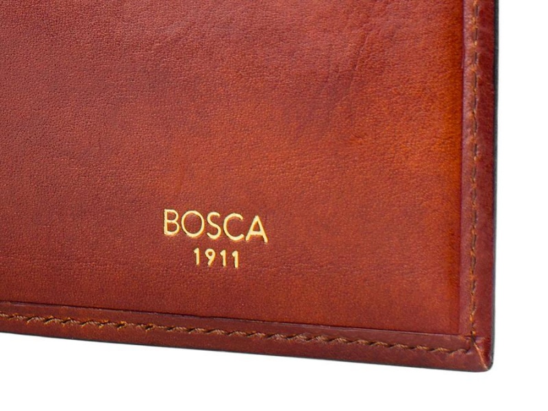 Bosca Passport Case Brown | XAUBH14304