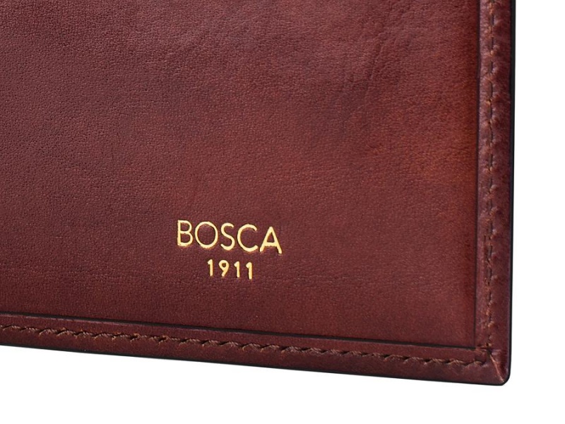 Bosca Passport Case Brown | XAUBH14304