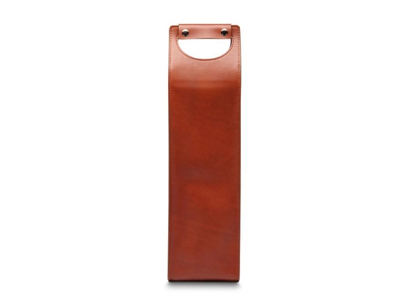 Bosca Single Wine Bottle Case Brown | FAUUI19904