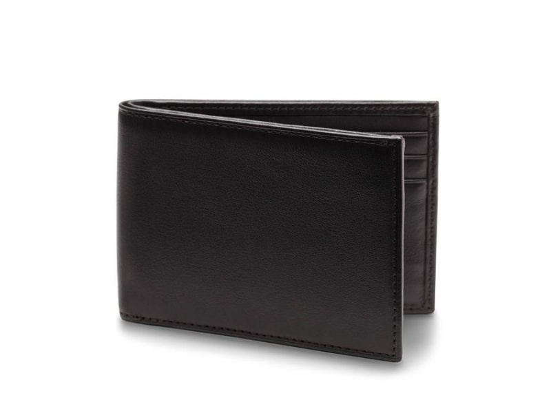 Bosca Small Bifold Wallet Black | AUCIF57308