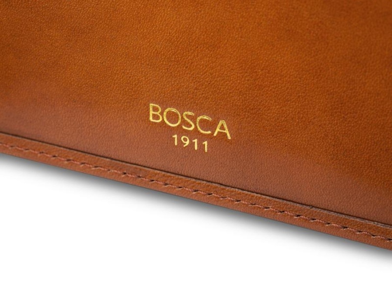 Bosca Small Bifold Wallet Brown | AAUWC73494