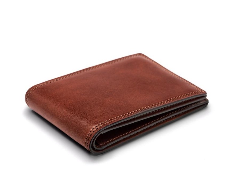 Bosca Small Bifold Wallet Brown | AUQCS51016