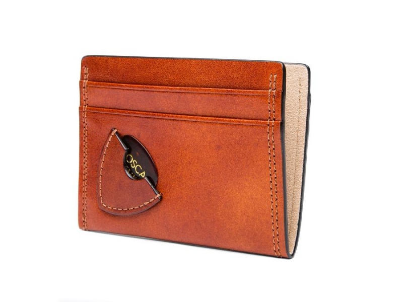 Bosca Weekend Wallet with Guitar Pick Pocket Brown | AUQAV59542