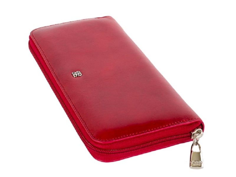 Bosca Zip Around Wallet Red | GAUUC28238